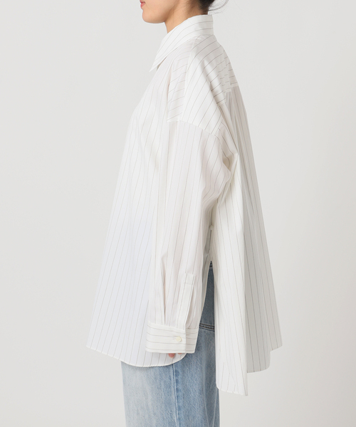 plage（プラージュ）の「《追加》R’IAM カシュクールシャツ（シャツ/ブラウス・レディース・ホワイト/ブルー・FREE）」の8枚目の写真