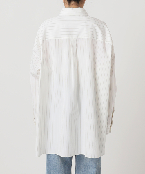 plage（プラージュ）の「《追加》R’IAM カシュクールシャツ（シャツ/ブラウス・レディース・ホワイト/ブルー・FREE）」の9枚目の写真