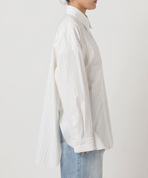 plage（プラージュ）の「《追加》R’IAM カシュクールシャツ（シャツ/ブラウス・レディース・ホワイト/ブルー・FREE）」の10枚目の写真