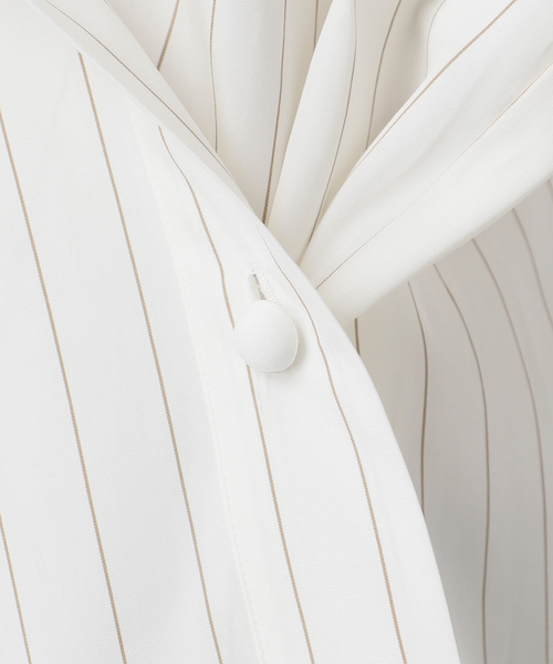 plage（プラージュ）の「《追加》R’IAM カシュクールシャツ（シャツ/ブラウス・レディース・ホワイト/ブルー・FREE）」の14枚目の写真