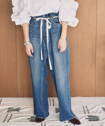 Bonum（ボナム）の「《追加2》ドロストワイドイージーデニムパンツ（デニムパンツ）」