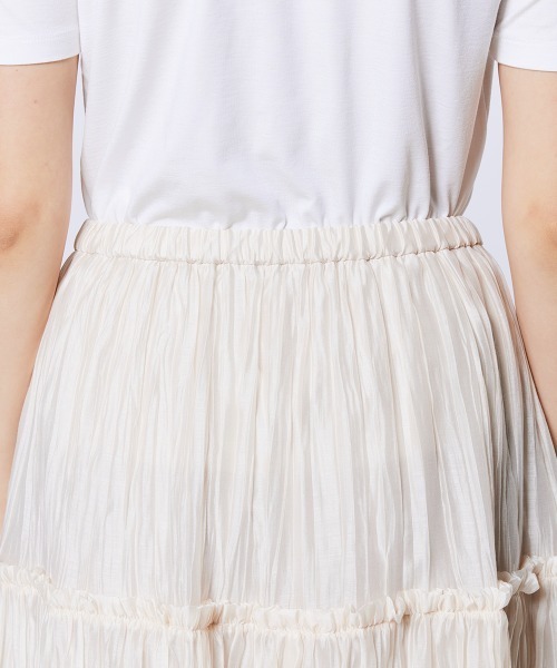 Sov.（ソブ）の「シアー ティアードスカート（スカート・レディース・アイボリー/ネイビー・38/36）」の10枚目の写真