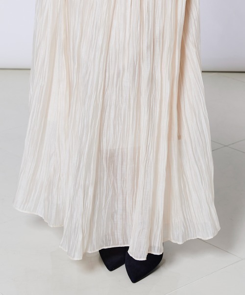 Sov.（ソブ）の「シアー ティアードスカート（スカート・レディース・アイボリー/ネイビー・38/36）」の11枚目の写真