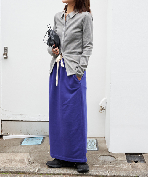 OUTDOOR PRODUCTS(アウトドアプロダクツ)の「エリツキリブカーディガン(Tシャツ/カットソー・レディース・グレー/ブラウン/ベージュ・FREE)」の10枚目の写真