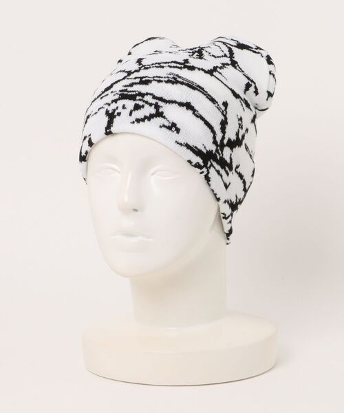 SPINNS（スピンズ）の「シングルニットビーニー/イナズマ/ユニセックス（ニットキャップ/ビーニー・メンズ・ブラック×ブルー/ホワイト×ブラック/ブラック×ホワイト・ONESIZE）」の22枚目の写真