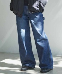 THREE FIFTY STANDARD（スリーフィフティースタンダード）の「ＴＨＲＥＥ　ＦＩＦＴＹ　ＳＴＡＮＤＡＲＤ　１１．５ＯＺデニムのペインターパンツ（デニムパンツ）」