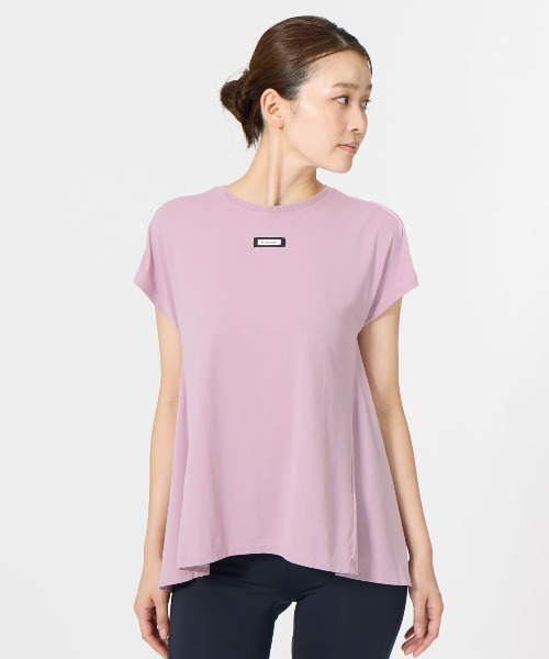 セール】接触冷感フレンチスリーブフレアシャツ（Tシャツ/カットソー