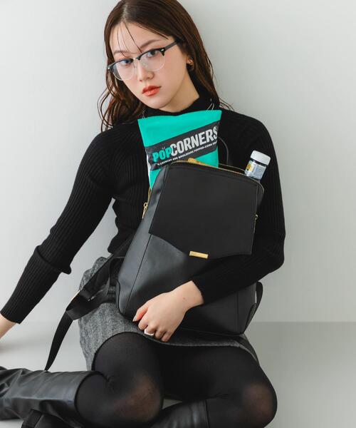 RODE SKO（ロデスコ）の「メタルフラップA4リュック（バックパック/リュック・レディース・ブラック/グレー系その他・ONE）」の9枚目の写真