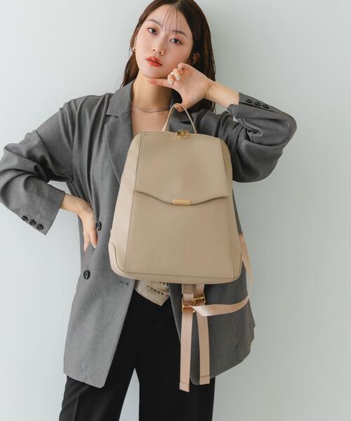 RODE SKO（ロデスコ）の「メタルフラップA4リュック（バックパック/リュック・レディース・グレー系その他/ブラック・ONE）」の16枚目の写真