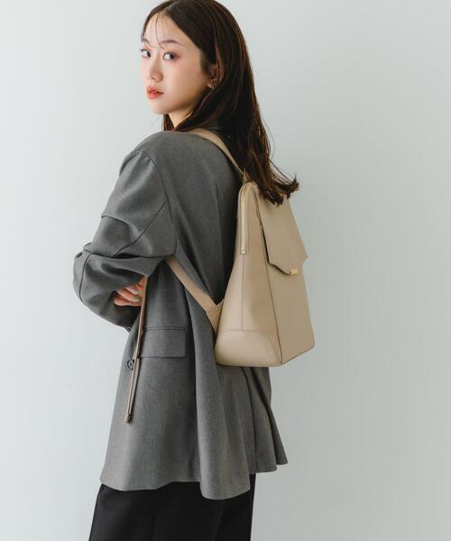 RODE SKO（ロデスコ）の「メタルフラップA4リュック（バックパック/リュック・レディース・グレー系その他/ブラック・ONE）」の15枚目の写真