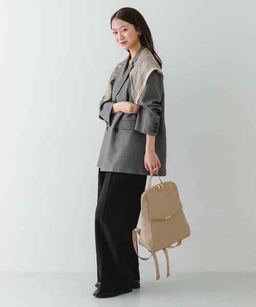 RODE SKO（ロデスコ）の「メタルフラップA4リュック（バックパック/リュック・レディース・グレー系その他/ブラック・ONE）」の12枚目の写真