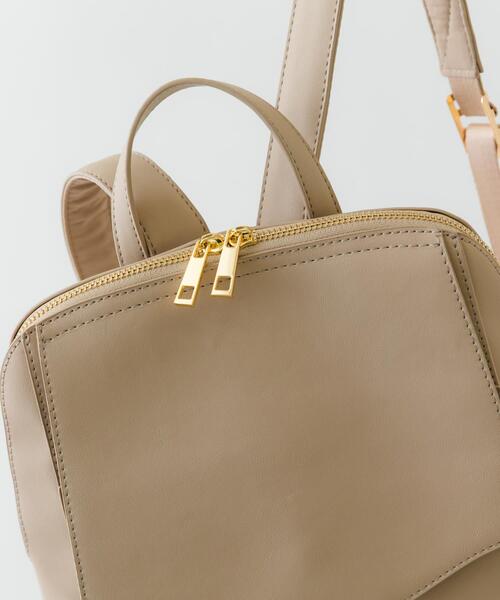 RODE SKO（ロデスコ）の「メタルフラップA4リュック（バックパック/リュック・レディース・グレー系その他/ブラック・ONE）」の10枚目の写真