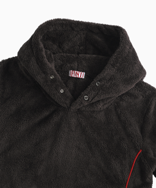 MENASOO(ミナス)の「Pogme Fleece String Hoodie_Brown(パーカー・レディース・ブラウン・F)」の19枚目の写真