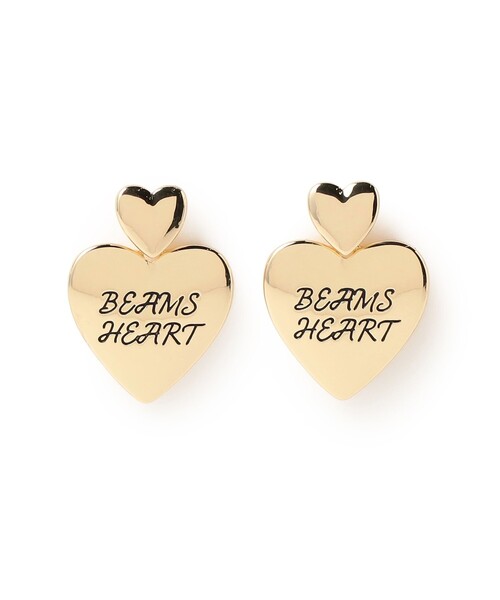 BEAMS HEART(ビームスハート)の「ハートモチーフ ロゴ入り ピアス(ピアス(両耳用)・レディース・ゴールド/その他/シルバー・ONE SIZE)」の3枚目の写真