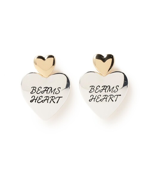 BEAMS HEART(ビームスハート)の「ハートモチーフ ロゴ入り ピアス(ピアス(両耳用)・レディース・ゴールド/その他/シルバー・ONE SIZE)」の6枚目の写真