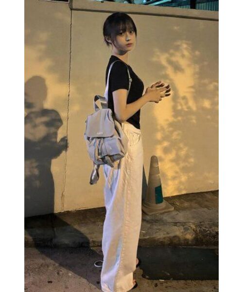 AMESWORLDWIDE(アメスワールドワイド)の「BASIC LOGO BACKPACK SILVER(バックパック/リュック・レディース・その他・FREE)」の9枚目の写真