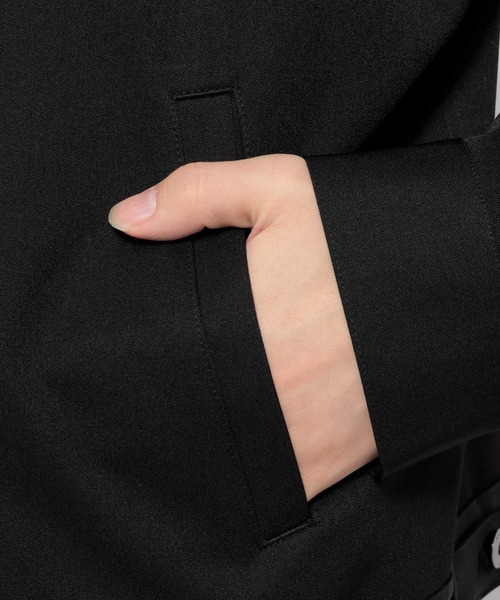 HARE（ハレ）の「【SET UP対応】スタッズライントラッカージャケット(HARE)（ブルゾン・メンズ・ネイビー/ブラック/グレー・SMALL/MEDIUM）」の22枚目の写真