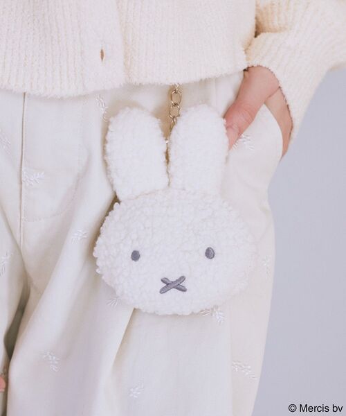 earth music&ecology(アースミュージックアンドエコロジー)の「miffy /earth タグ付ミニコインケース(コインケース・レディース・アイボリー・FREE)」の12枚目の写真