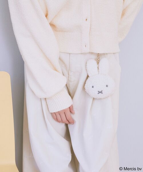 earth music&ecology(アースミュージックアンドエコロジー)の「miffy /earth タグ付ミニコインケース(コインケース・レディース・アイボリー・FREE)」の13枚目の写真