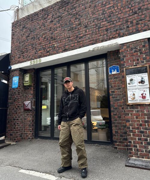 XTONZ(エクストーンズ)の「XP127 シュリンクカーゴパンツ (カーキ)(スウェットパンツ・レディース・その他・SMALL/MEDIUM/LARGE)」の12枚目の写真