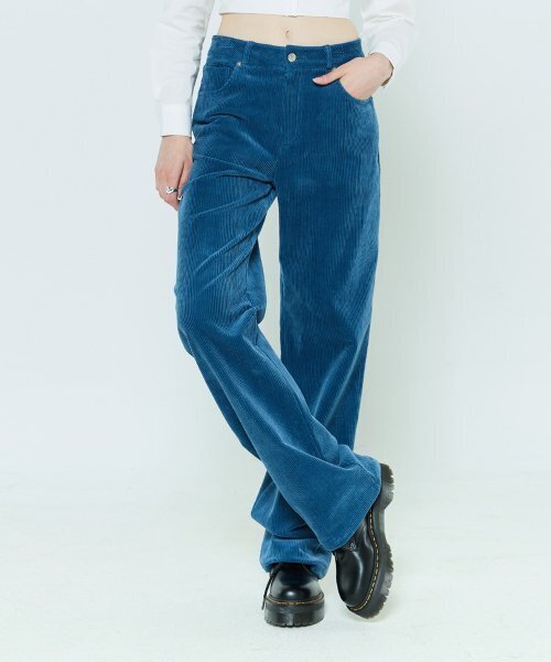 LARTIGENT(ラーティゼン)の「L6 CORDUROY STRAIGHT PANTS(BLUE)(その他パンツ・レディース・その他・S/M)」の2枚目の写真