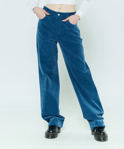LARTIGENT(ラーティゼン)の「L6 CORDUROY STRAIGHT PANTS(BLUE)(その他パンツ・レディース・その他・S/M)」の3枚目の写真