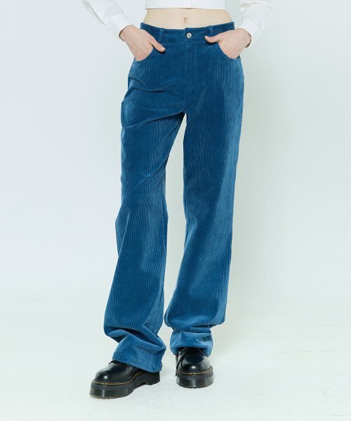 LARTIGENT(ラーティゼン)の「L6 CORDUROY STRAIGHT PANTS(BLUE)(その他パンツ・レディース・その他・S/M)」の4枚目の写真
