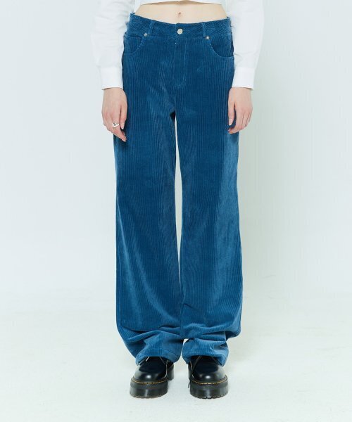 LARTIGENT(ラーティゼン)の「L6 CORDUROY STRAIGHT PANTS(BLUE)(その他パンツ・レディース・その他・S/M)」の5枚目の写真