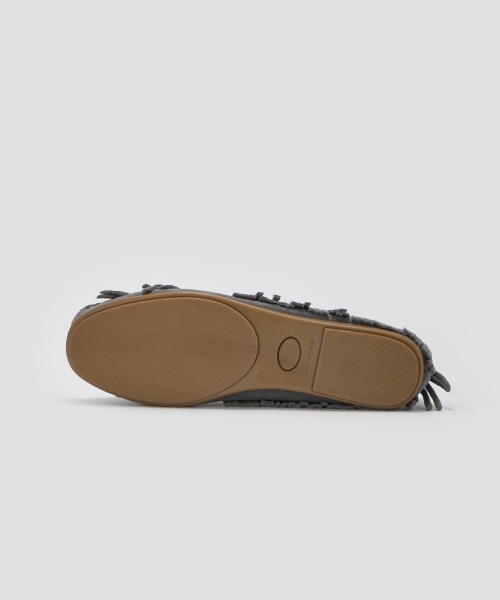 PELLICO SUNNY(ペリーコサニー)の「SACO スタッズ モカシン 1.0cm GREY(モカシン/デッキシューズ・レディース・グレー・35/36/37/38/39)」の5枚目の写真