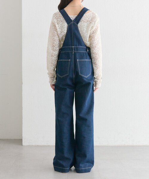 mystic（ミスティック）の「フレアサロペット（サロペット/オーバーオール・レディース・ネイビー/イエロー・1/2）」の12枚目の写真