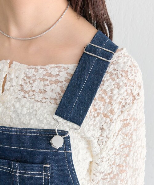 mystic（ミスティック）の「フレアサロペット（サロペット/オーバーオール・レディース・ネイビー/イエロー・1/2）」の15枚目の写真