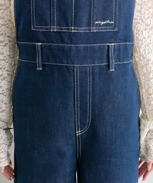 mystic（ミスティック）の「フレアサロペット（サロペット/オーバーオール・レディース・ネイビー/イエロー・1/2）」の17枚目の写真