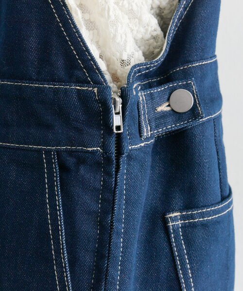 mystic（ミスティック）の「フレアサロペット（サロペット/オーバーオール・レディース・ネイビー/イエロー・1/2）」の20枚目の写真