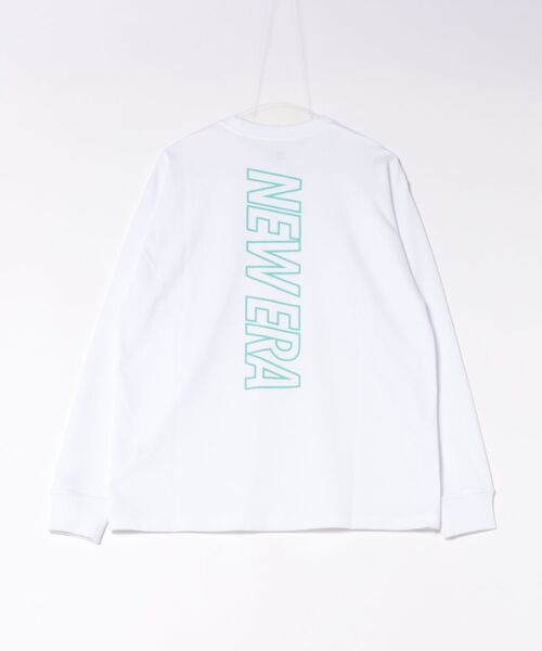 NEW ERA(ニューエラ)の「NEW ERA/ニューエラ メンズ 長袖 ロンT 15159364/15159365(Tシャツ/カットソー・メンズ・ホワイト/ブラック・M/L/XL)」の3枚目の写真