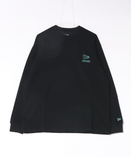 NEW ERA(ニューエラ)の「NEW ERA/ニューエラ メンズ 長袖 ロンT 15159364/15159365(Tシャツ/カットソー・メンズ・ホワイト/ブラック・M/L/XL)」の9枚目の写真