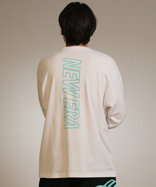 NEW ERA(ニューエラ)の「NEW ERA/ニューエラ メンズ 長袖 ロンT 15159364/15159365(Tシャツ/カットソー・メンズ・ホワイト/ブラック・M/L/XL)」の5枚目の写真