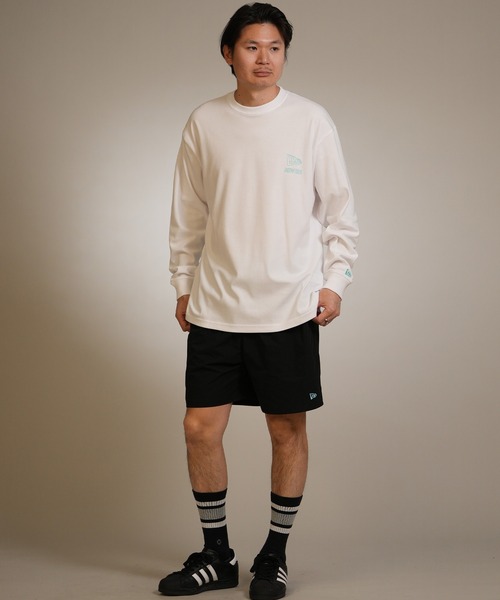 NEW ERA(ニューエラ)の「NEW ERA/ニューエラ メンズ 長袖 ロンT 15159364/15159365(Tシャツ/カットソー・メンズ・ホワイト/ブラック・M/L/XL)」の6枚目の写真