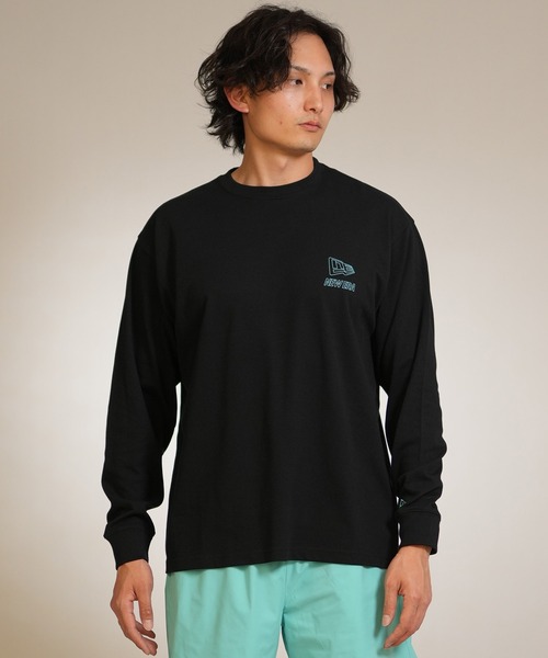 NEW ERA(ニューエラ)の「NEW ERA/ニューエラ メンズ 長袖 ロンT 15159364/15159365(Tシャツ/カットソー・メンズ・ホワイト/ブラック・M/L/XL)」の16枚目の写真