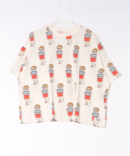 MARKEY'S(マーキーズ)の「総柄ワイド半袖Tシャツ/おとな(Tシャツ/カットソー・レディース・ベージュ系その他/ライトピンク/チャコール/ブラック系その他/クリーム/イエロー系その他/グリーン系その他/ブルー/ピンク系その他/ホワイト系その他・160cm)」の3枚目の写真