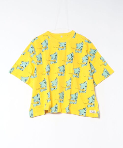 MARKEY'S(マーキーズ)の「総柄ワイド半袖Tシャツ/おとな(Tシャツ/カットソー・レディース・ベージュ系その他/ライトピンク/チャコール/ブラック系その他/クリーム/イエロー系その他/グリーン系その他/ブルー/ピンク系その他/ホワイト系その他・160cm)」の8枚目の写真