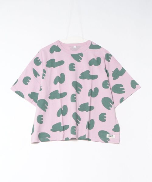 MARKEY'S(マーキーズ)の「総柄ワイド半袖Tシャツ/おとな(Tシャツ/カットソー・レディース・ベージュ系その他/ライトピンク/チャコール/ブラック系その他/クリーム/イエロー系その他/グリーン系その他/ブルー/ピンク系その他/ホワイト系その他・160cm)」の10枚目の写真