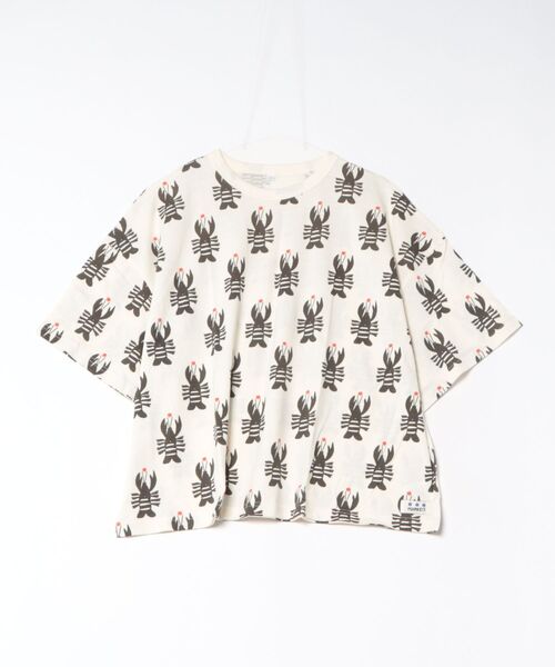 MARKEY'S(マーキーズ)の「総柄ワイド半袖Tシャツ/おとな(Tシャツ/カットソー・レディース・ベージュ系その他/ライトピンク/チャコール/ブラック系その他/クリーム/イエロー系その他/グリーン系その他/ブルー/ピンク系その他/ホワイト系その他・160cm)」の5枚目の写真
