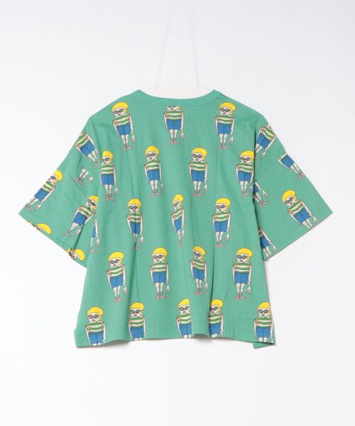 MARKEY'S(マーキーズ)の「総柄ワイド半袖Tシャツ/おとな(Tシャツ/カットソー・レディース・ベージュ系その他/ライトピンク/チャコール/ブラック系その他/クリーム/イエロー系その他/グリーン系その他/ブルー/ピンク系その他/ホワイト系その他・160cm)」の12枚目の写真