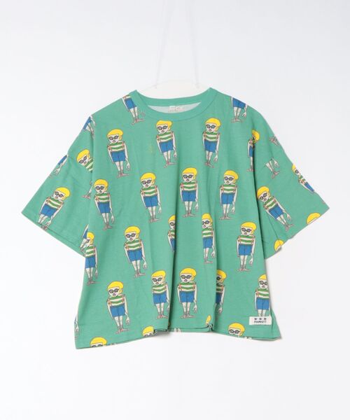 MARKEY'S(マーキーズ)の「総柄ワイド半袖Tシャツ/おとな(Tシャツ/カットソー・レディース・ベージュ系その他/ライトピンク/チャコール/ブラック系その他/クリーム/イエロー系その他/グリーン系その他/ブルー/ピンク系その他/ホワイト系その他・160cm)」の11枚目の写真