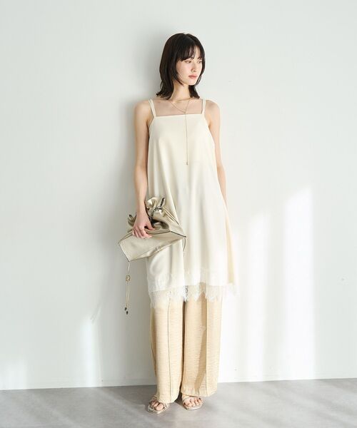 YECCA VECCA（イェッカヴェッカ）の「2wayチェーンギャザーバッグ（ショルダーバッグ・レディース・ブラック/シルバー/ゴールド・FREE）」の13枚目の写真