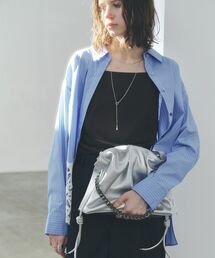 YECCA VECCA | 2wayチェーンギャザーバッグ(ショルダーバッグ)