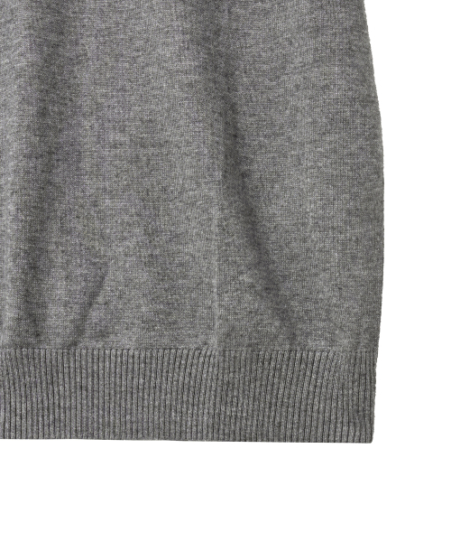 NOIRER(ノイア)の「ローカットポロニット(グレー)(ニット/セーター・メンズ・その他・48/50/52)」の6枚目の写真