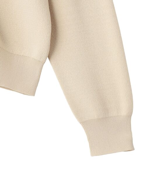 YECCA VECCA（イェッカヴェッカ）の「2wayレイヤード風ポロニット（ニット/セーター・レディース・ライトベージュ/グレー/ネイビー・FREE）」の19枚目の写真