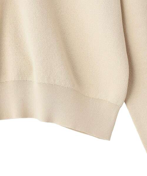 YECCA VECCA（イェッカヴェッカ）の「2wayレイヤード風ポロニット（ニット/セーター・レディース・ライトベージュ/グレー/ネイビー・FREE）」の20枚目の写真