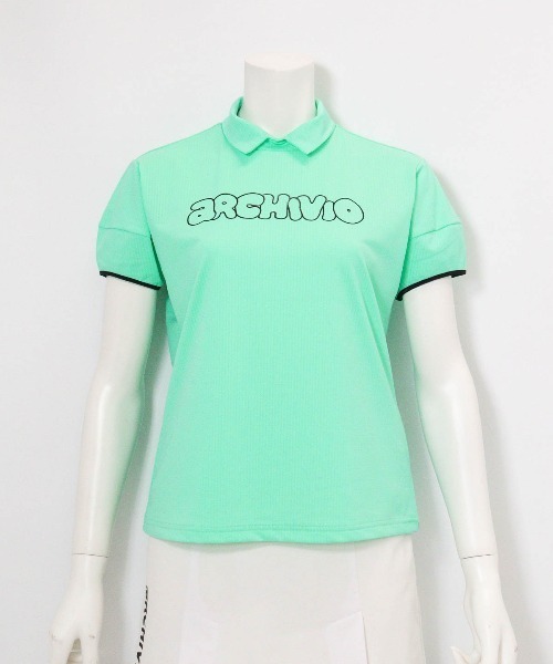 archivio（アルチビオ）の「＜LADIES>立体スリーブ襟付きプルオーバー（Tシャツ/カットソー・レディース・オレンジ/ベージュ/ホワイト/ライトグリーン・L/M/S）」の7枚目の写真
